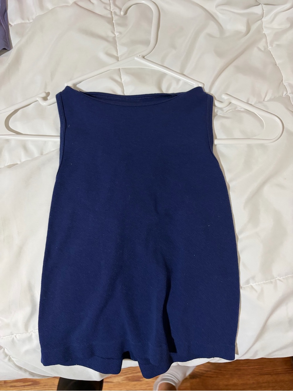 Free People Deep Navy Ribbed Tank